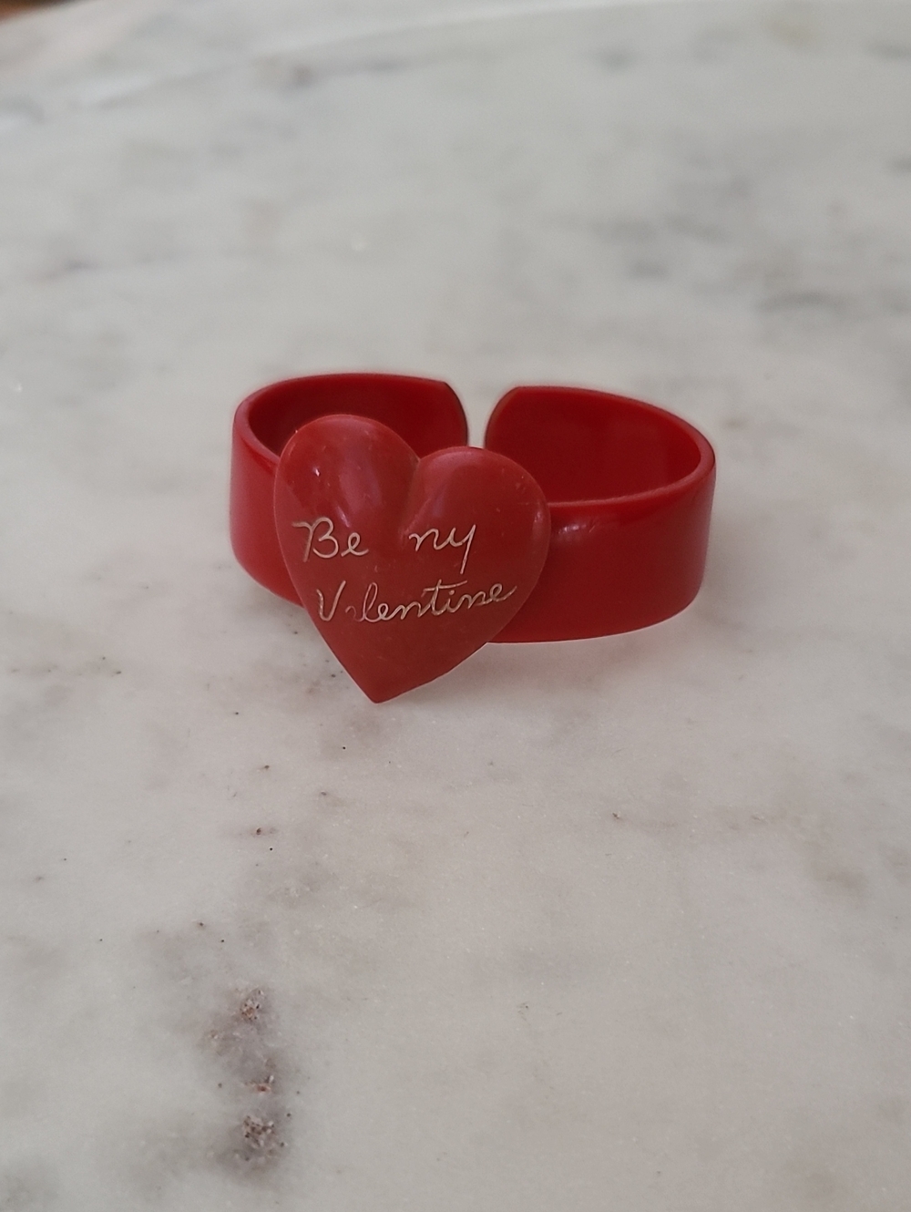 Valentines Bracelet Early Plastic 1930s